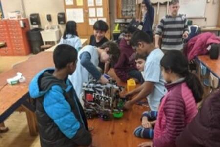 Helping the Griffin Robotics team.